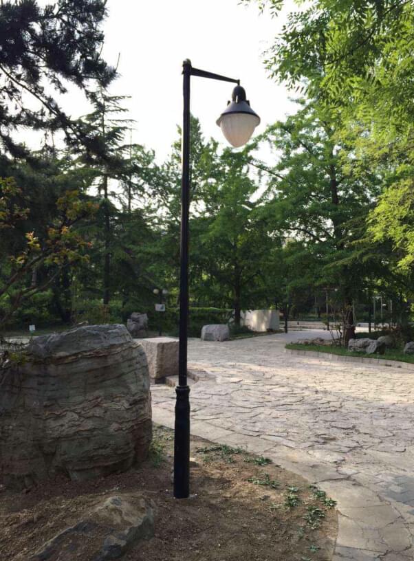 【led庭院灯案例】河北邢台市园林亮化工程