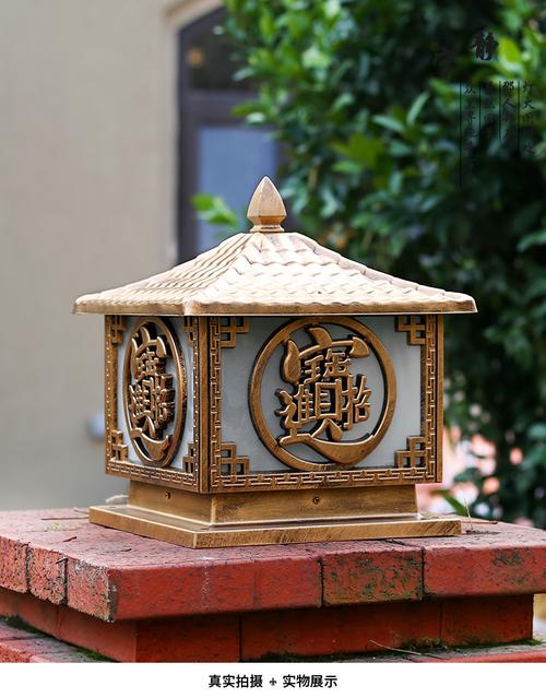 招财进宝户外大门柱头灯墙头灯防水室外欧式别墅庭院灯家用围墙灯